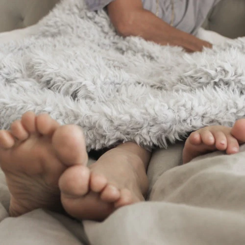 ANGEL PLUSH BLANKET | BIG - SILVER CLOUD - Image 7