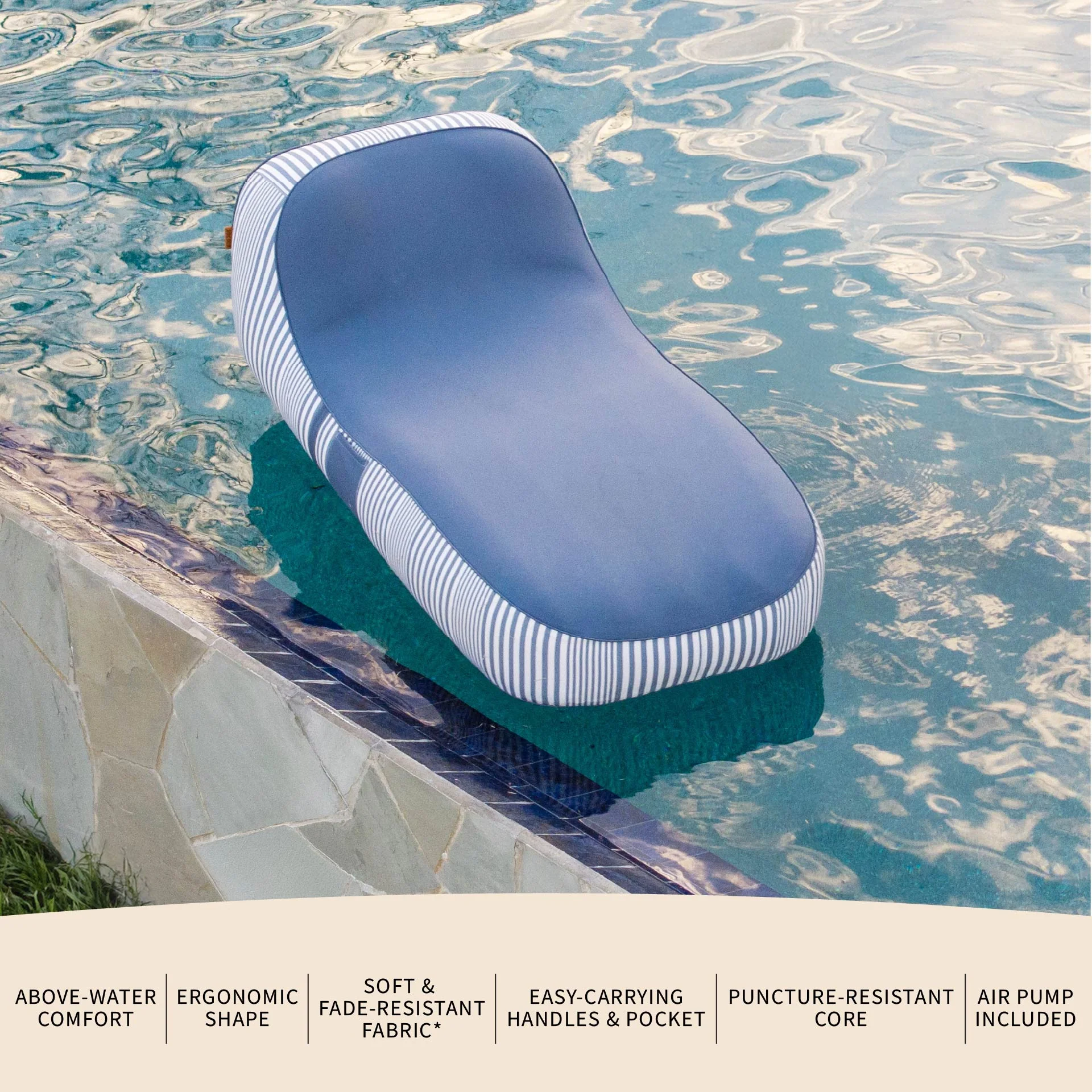 Dryside™ Lounger Inflatable Pool Float - Image 3