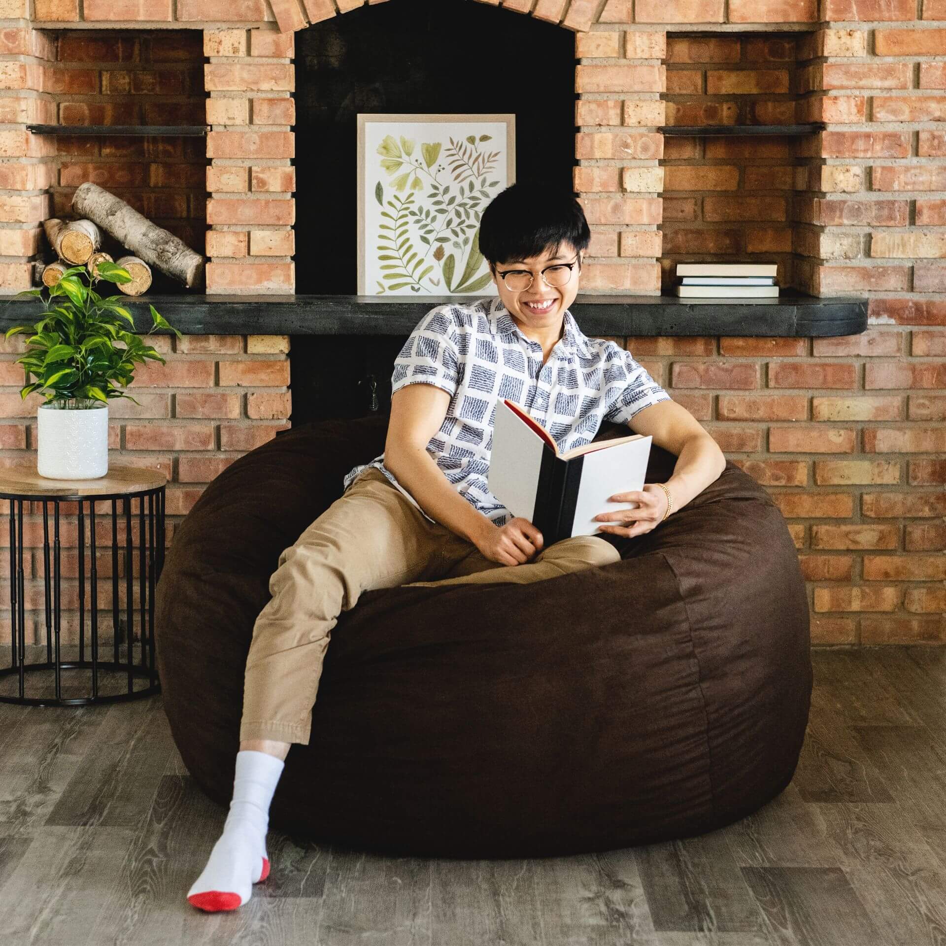 Fuf® 5Ft Foam Bean Bag - Image 41