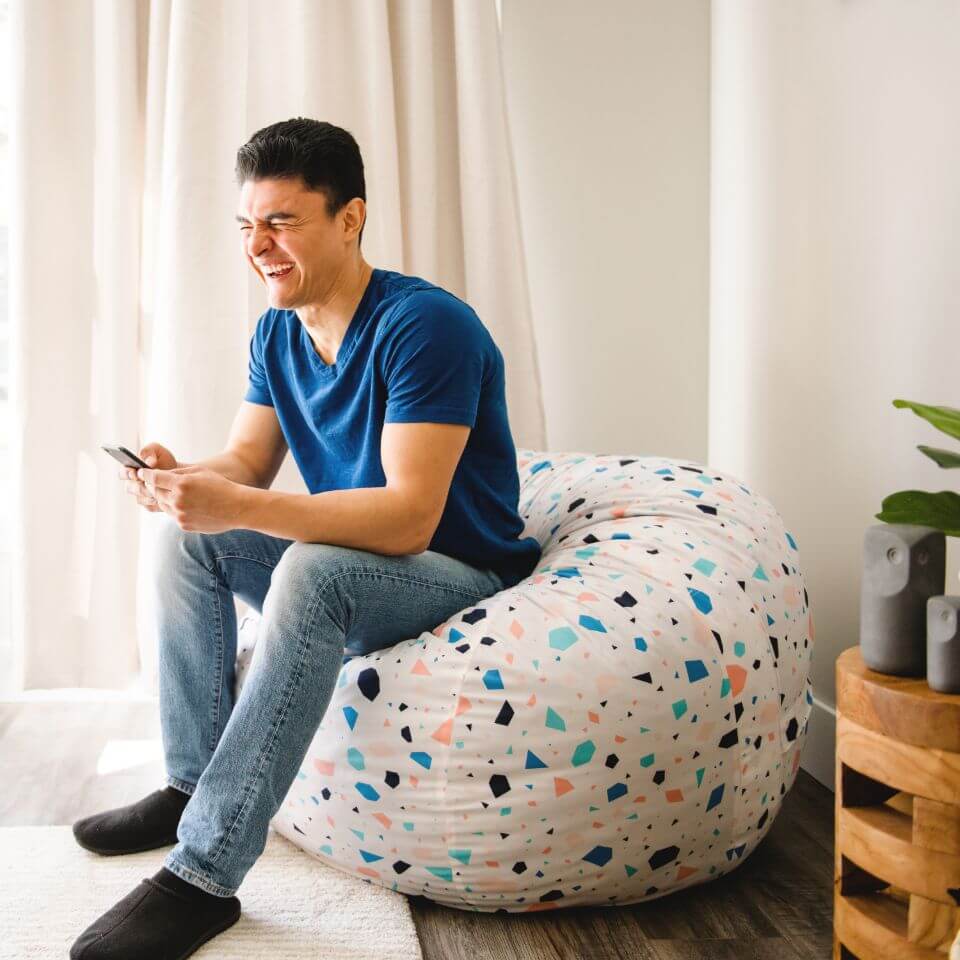 Fuf® 4Ft Foam Bean Bag - Image 22