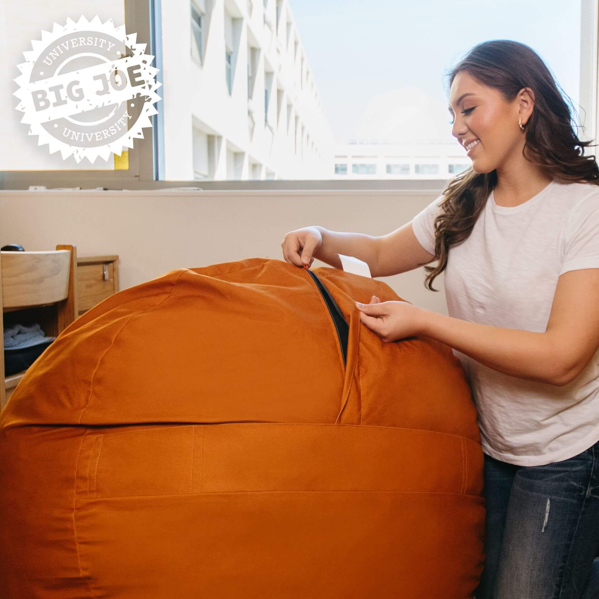 Fuf® 4Ft Foam Bean Bag - Image 47