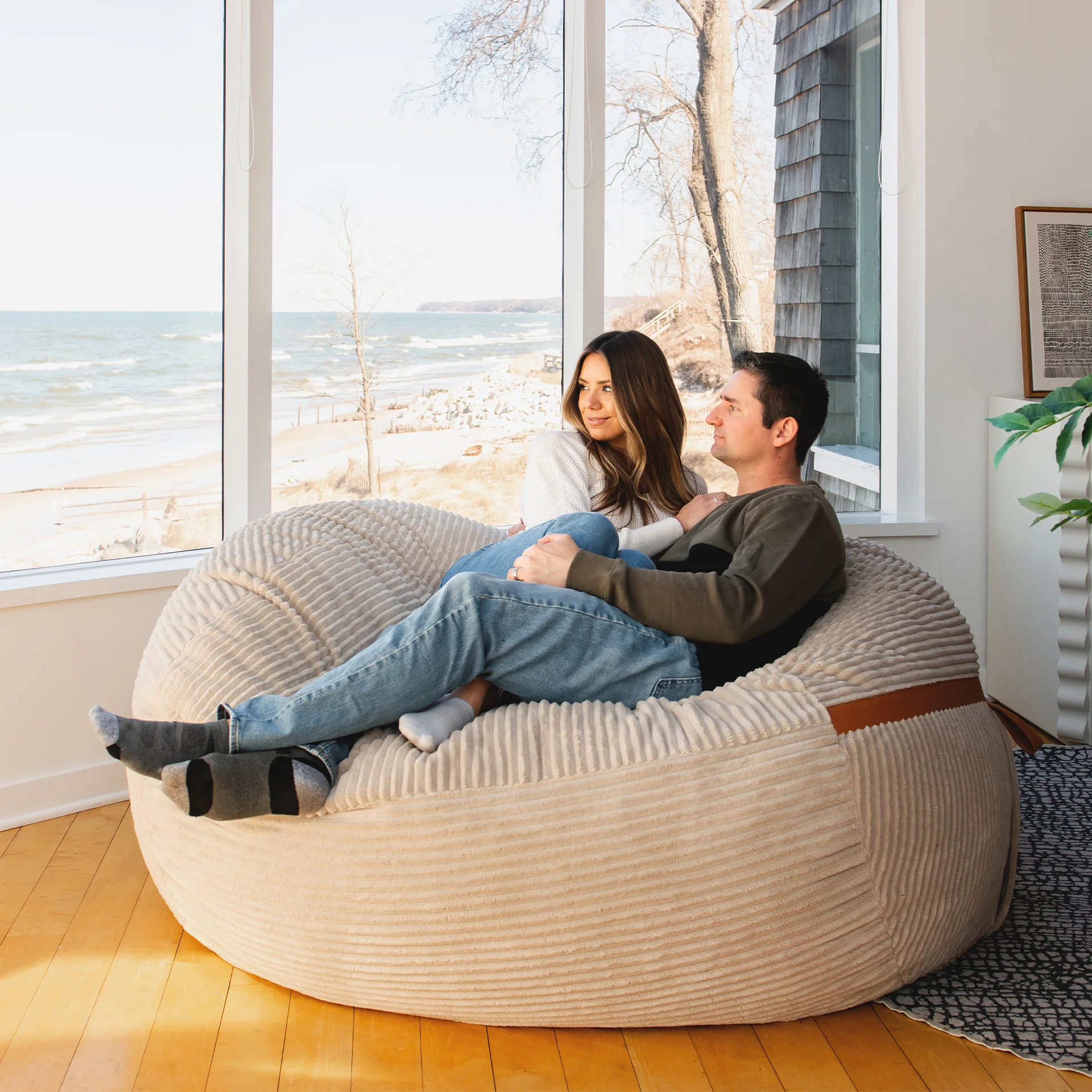 Fuf® 7Ft Foam Bean Bag - Image 50