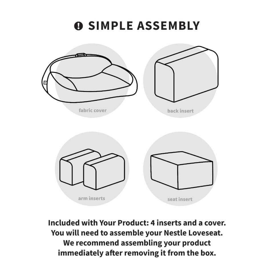 Nestle Loveseat - Image 7