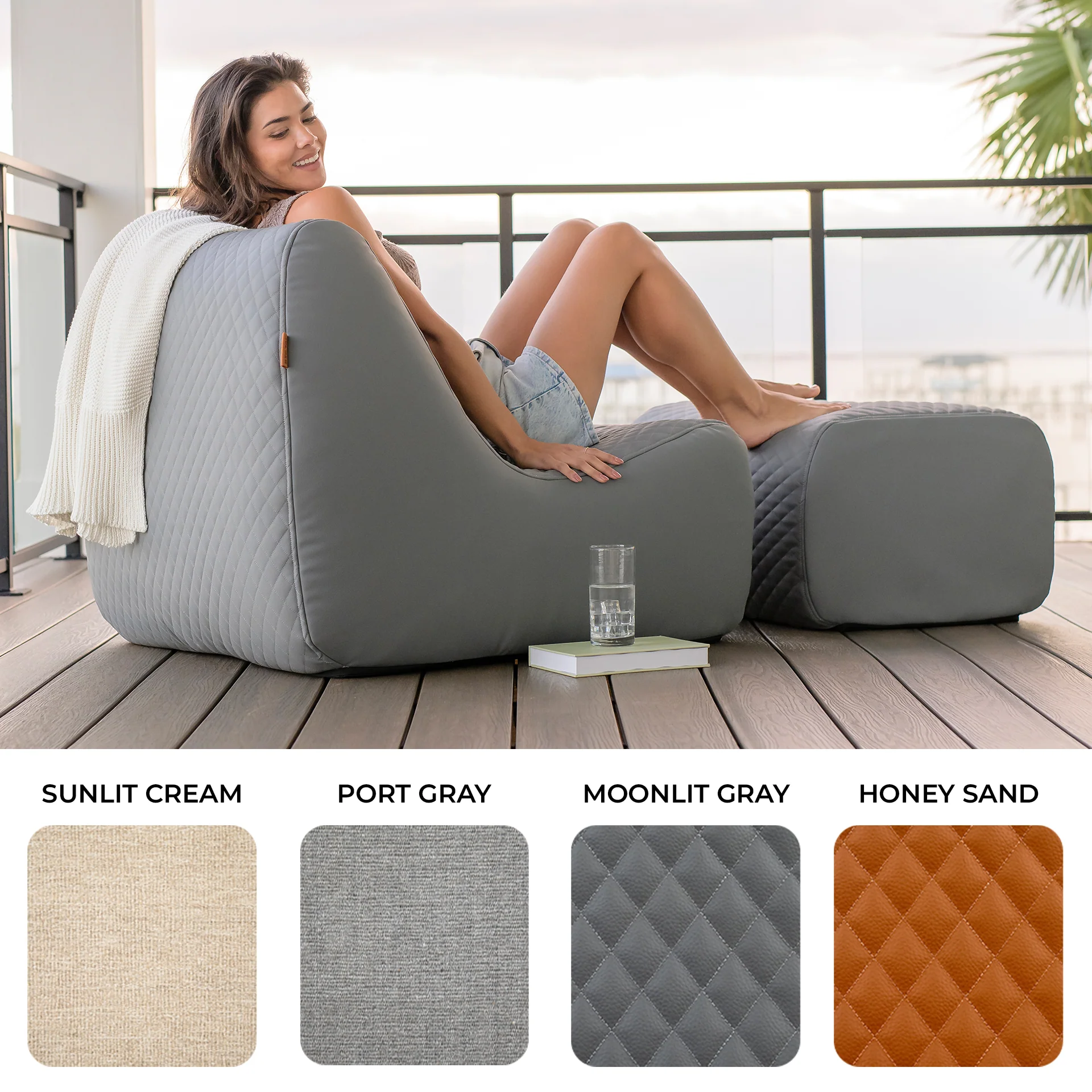 Solvana™ 5 Piece Outdoor Sectional Sofa - Image 25