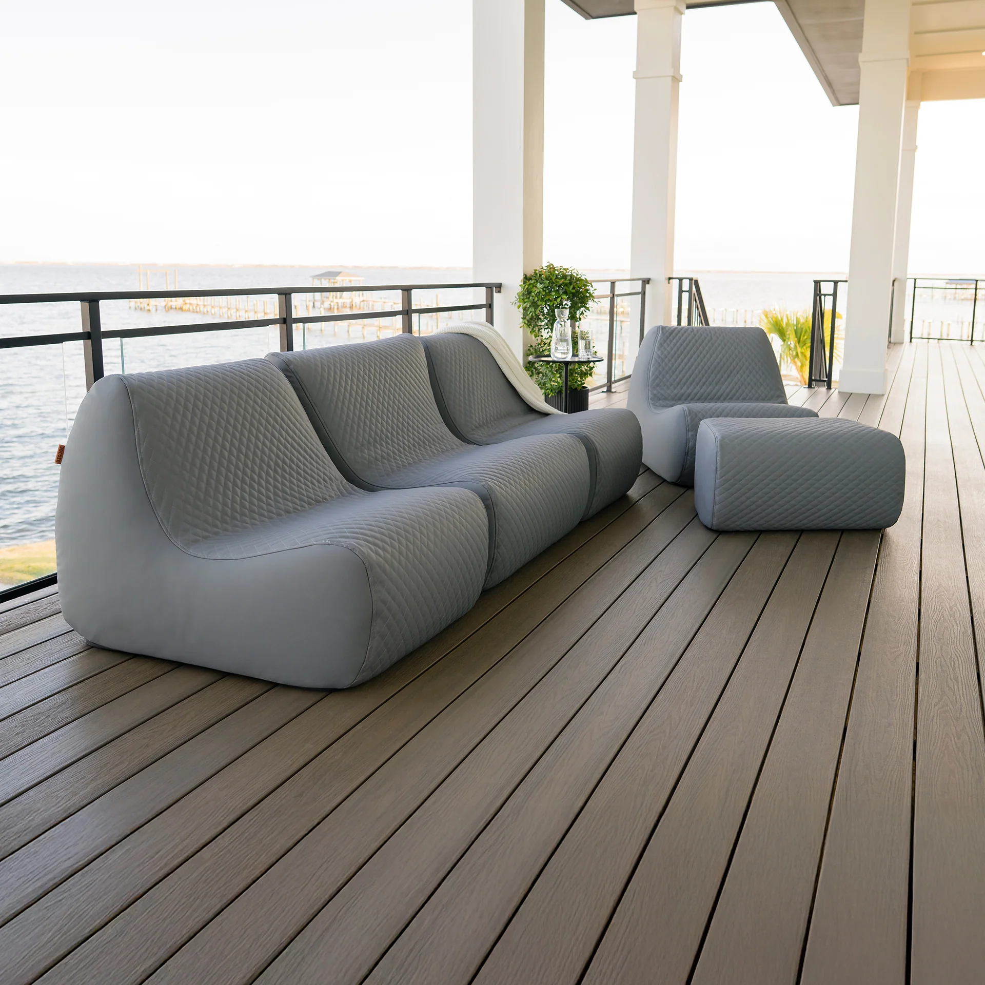 Solvana™ 5 Piece Outdoor Sectional Sofa - Image 32