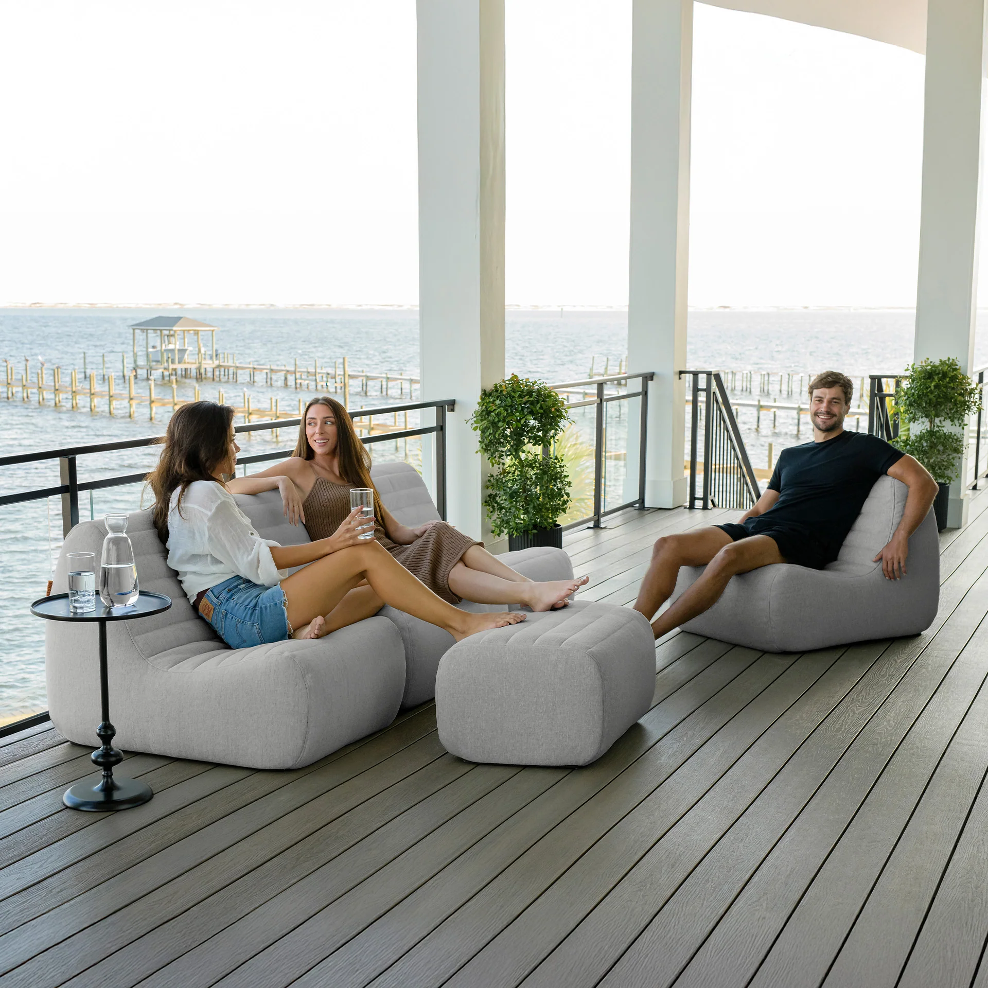 Solvana™ 5 Piece Outdoor Sectional Sofa - Image 51