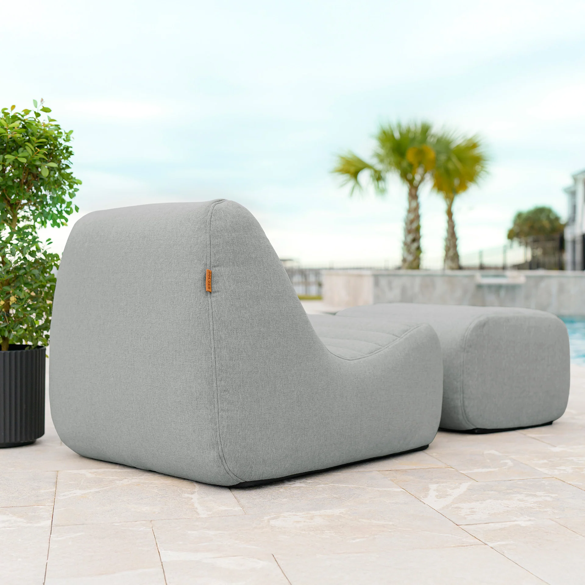 Solvana™ Outdoor Chair and Ottoman Set - Image 46